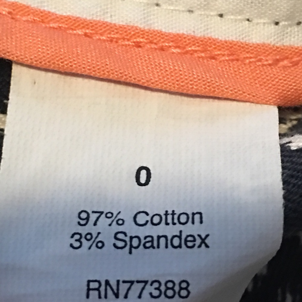 J. Crew Navy White Print Shorts - Picture 6 of 6